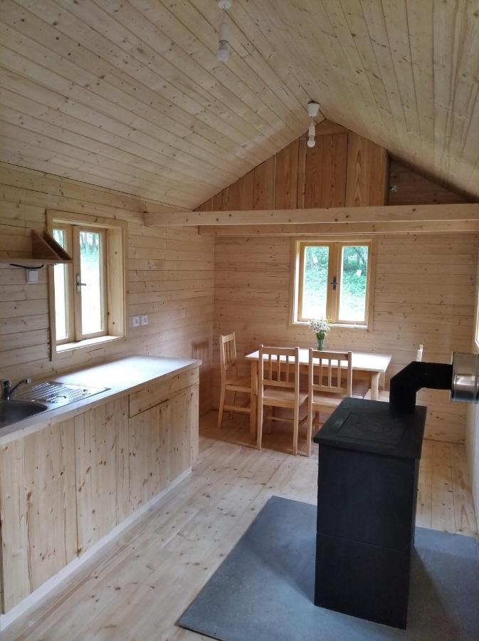 Celorocni Glamping V Pohodlnem Domecku Villa Vyprachtice Bagian luar foto