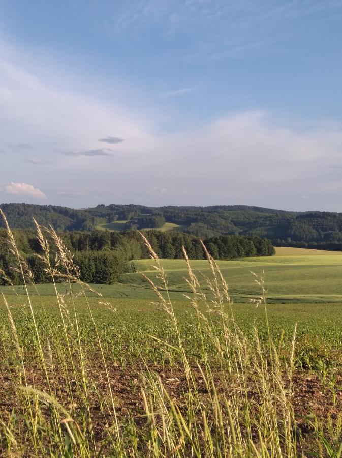Celorocni Glamping V Pohodlnem Domecku Villa Vyprachtice Bagian luar foto