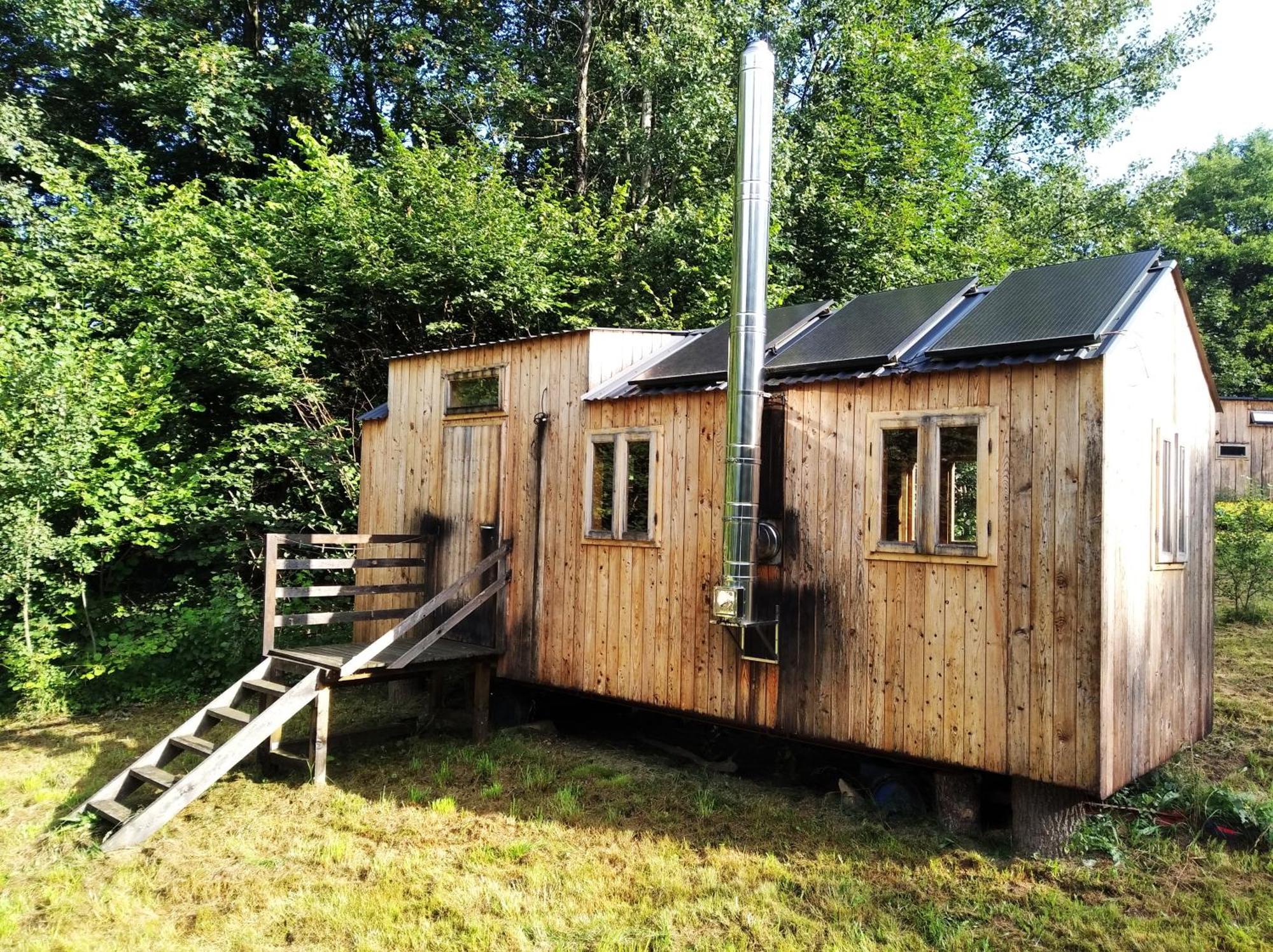 Celorocni Glamping V Pohodlnem Domecku Villa Vyprachtice Bagian luar foto